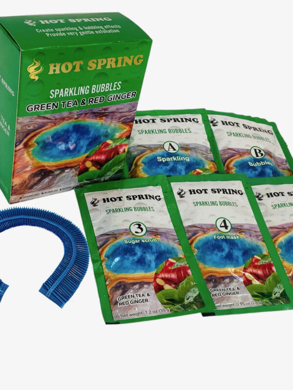 Tippi Hot Spring - Gassy Bubble - 5-step Pedi - Green Tea