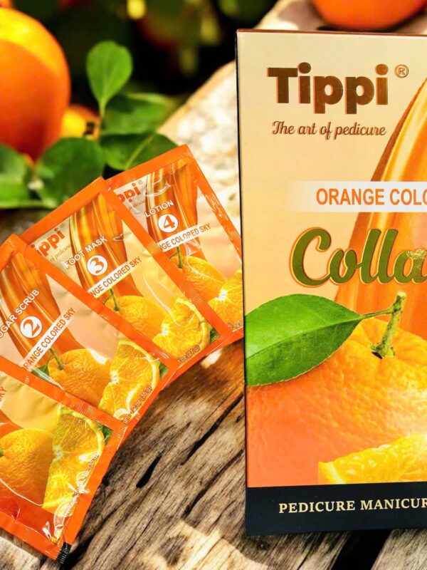 Tippi Pedi Deluxe - Orange (4 steps)