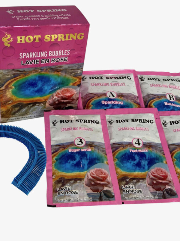 Tippi Hot Spring - Gassy Bubble - 5-step Pedi - Rose