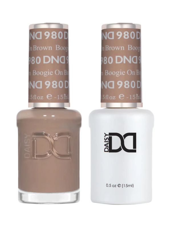 DND Single Gel #980 - Boogie on Brown (light creamy brown)