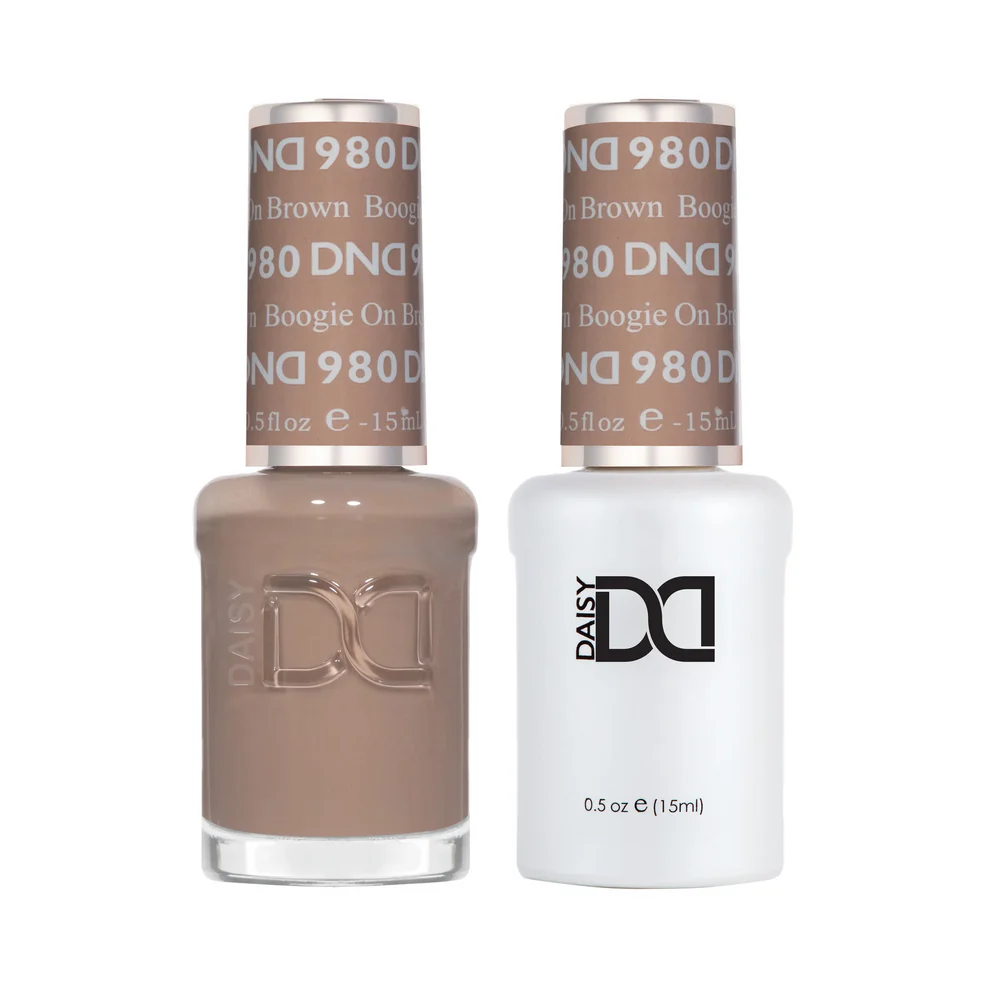 DND Single Gel #980 - Boogie on Brown (light creamy brown)