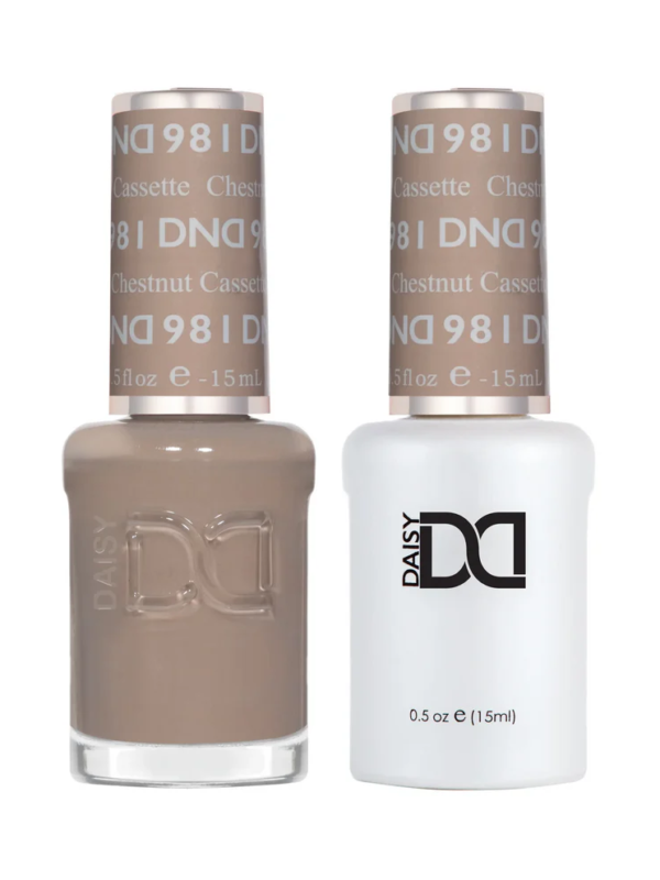 DND Single Gel #981 - Chestnut Cassette (cool light brown)
