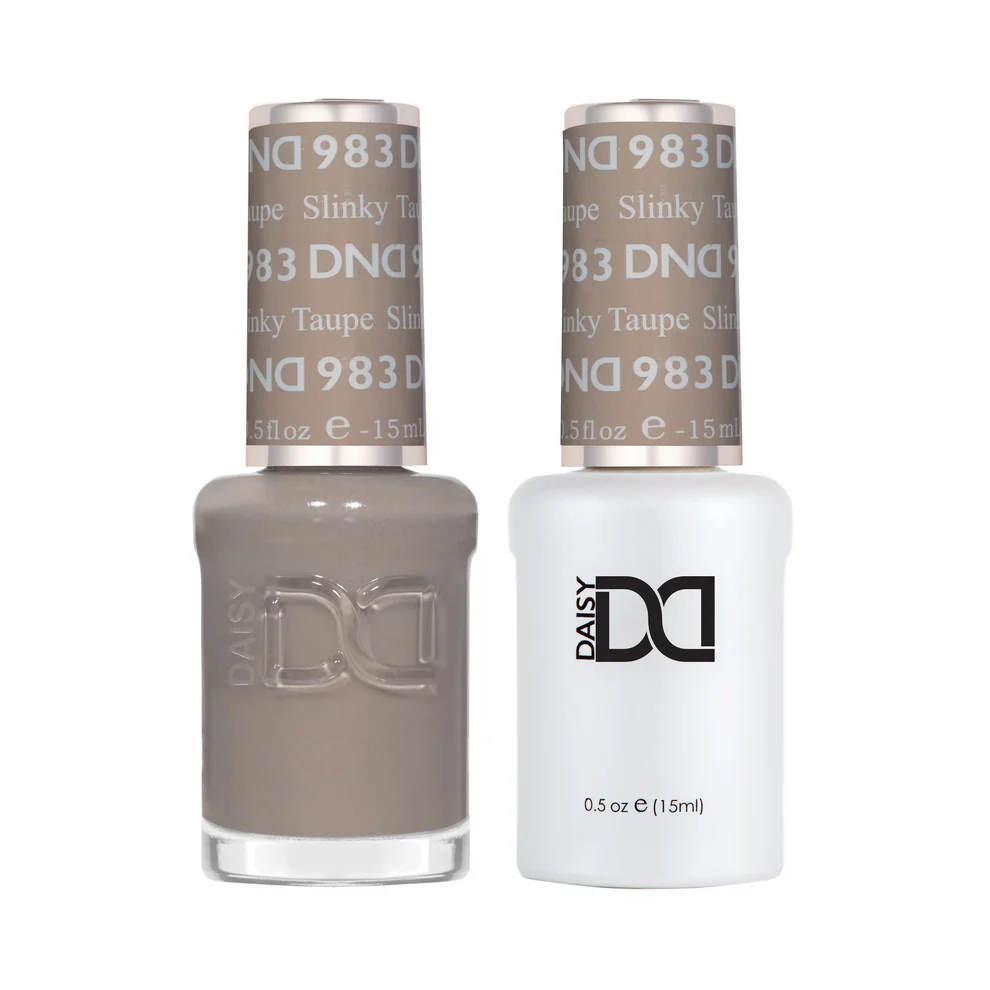 DND Single Gel #983 - Slinky Taupe (brown-gray)