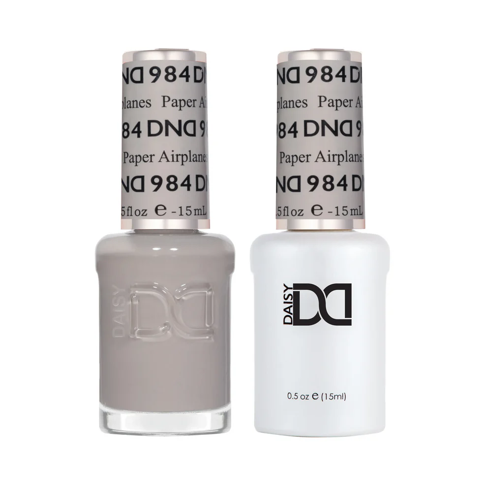 DND Single Gel #984 - Paper Airplanes (cool pastel gray)