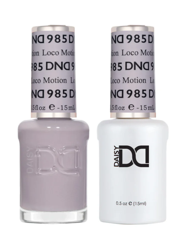 DND Single Gel #985 - Loco Motion (pastel purple gray)