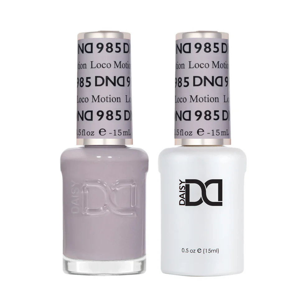 DND Single Gel #985 - Loco Motion (pastel purple gray)