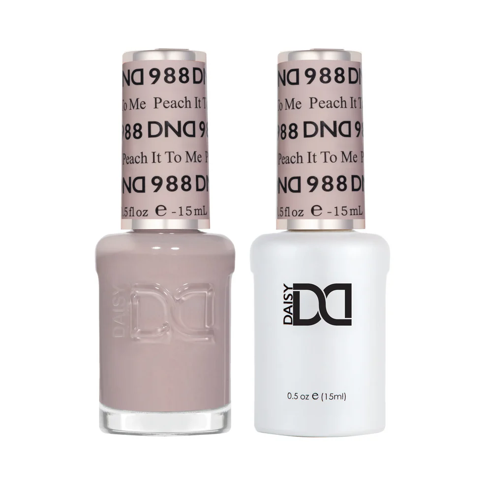 DND Single Gel #988 - Peach It To Me (pastel peach)