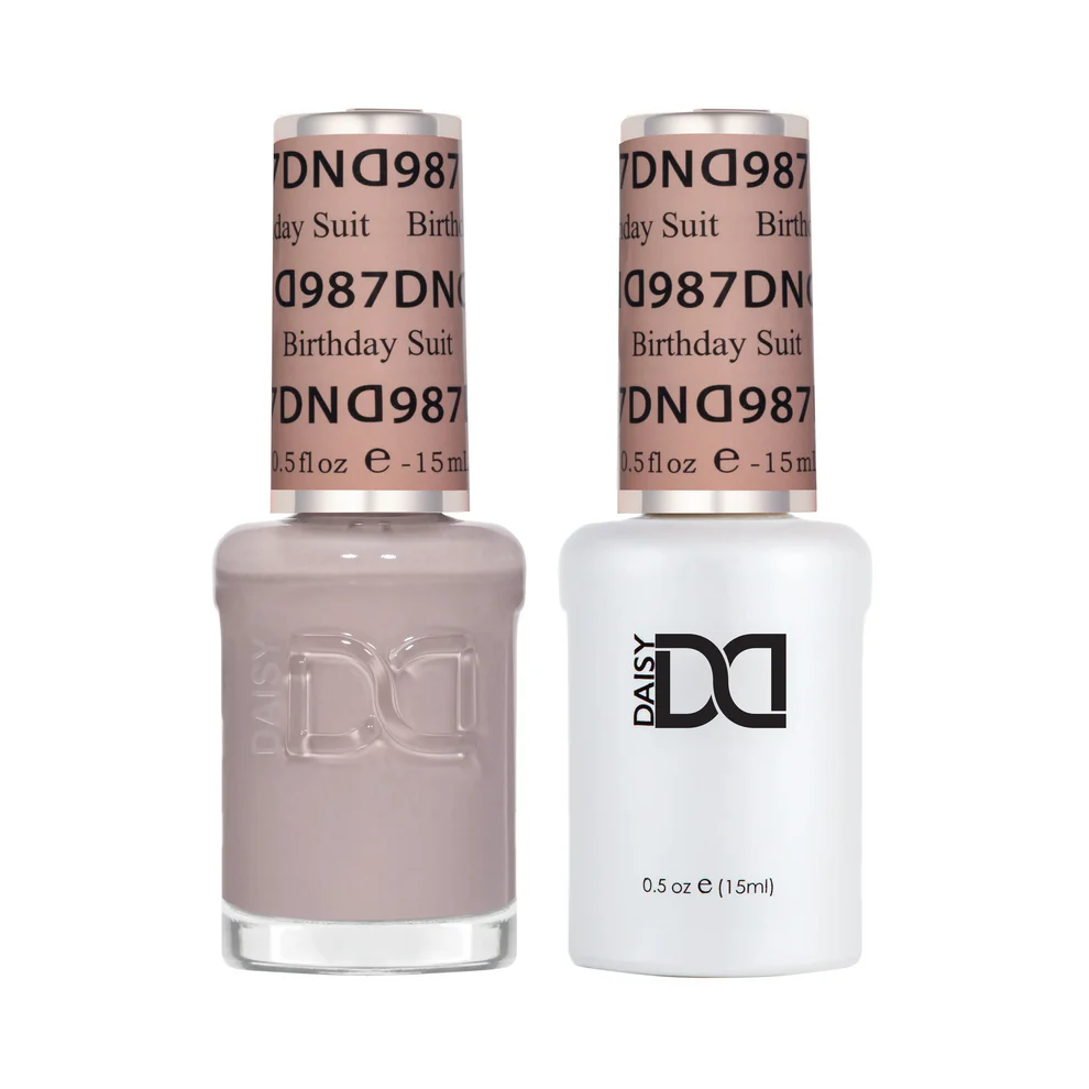 DND Single Gel #987 - Birthday Suit (pastel nude)
