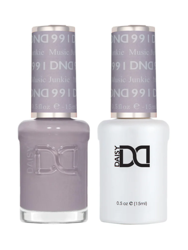 DND Single Gel #991 - Music Junkie (creamy pale purple)