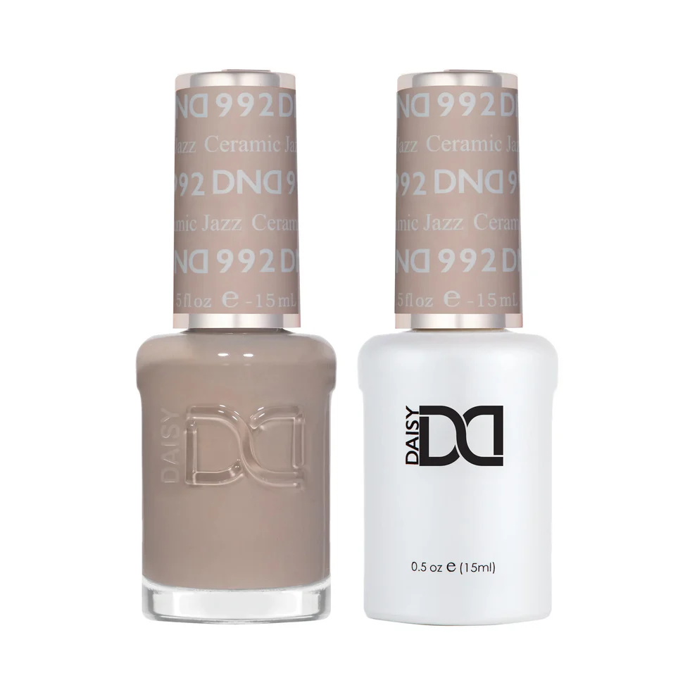 DND Single Gel #992 - Ceramic Jazz (cool pastel taupe)