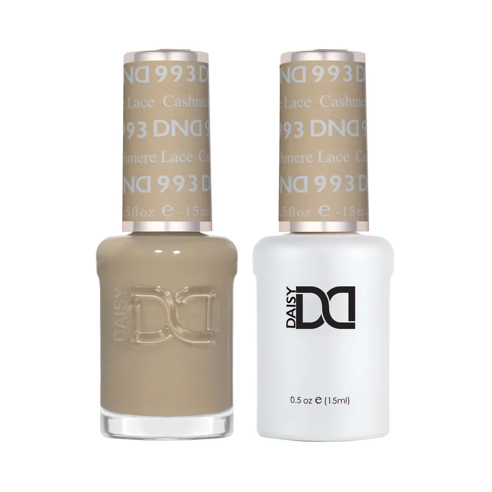DND Single Gel #993 - Cashmere Lace (light beige)