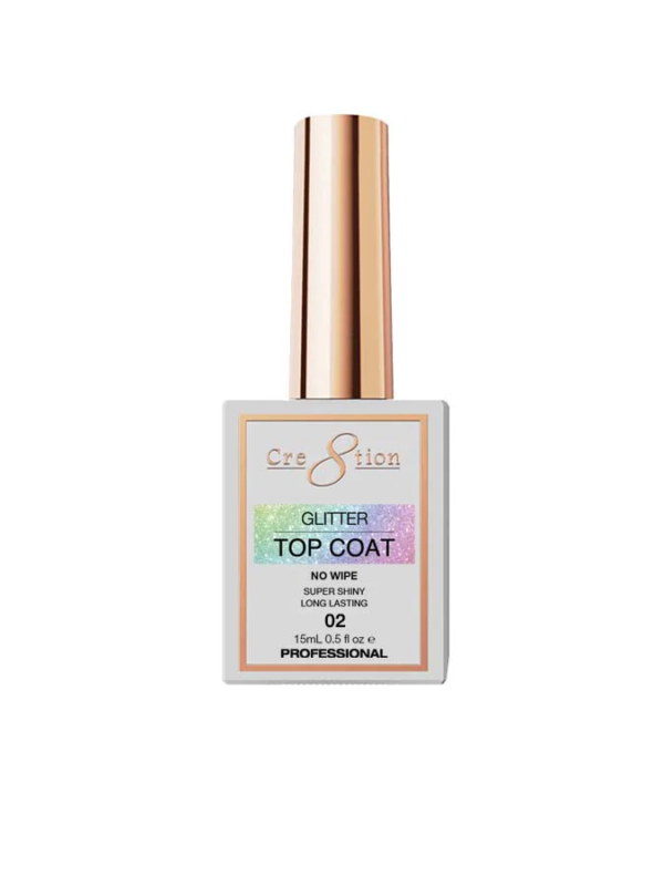 Cre8tion Glitter Top Coat 0.5oz #2