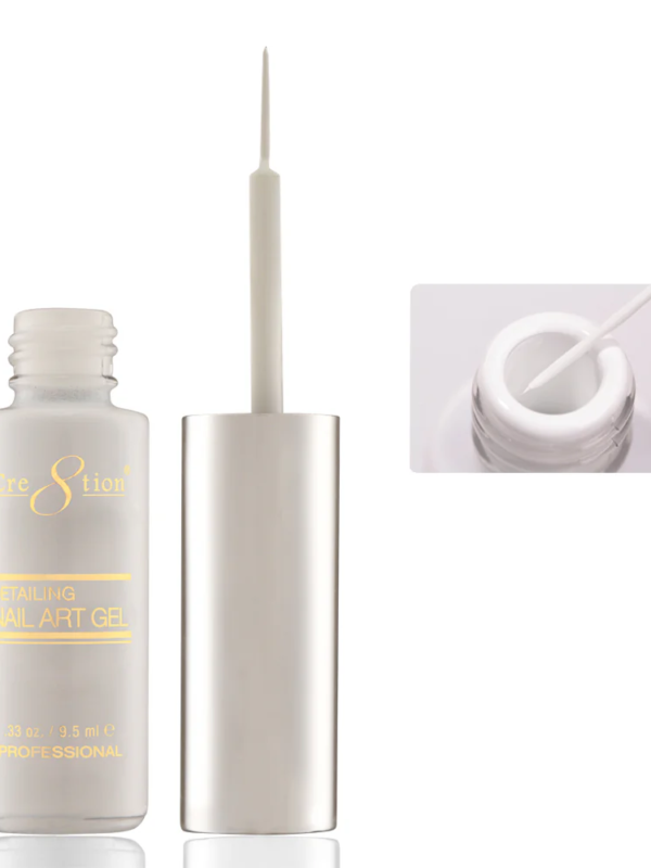 Cre8tion Gel - Detailing Nail Art 0.33oz - White