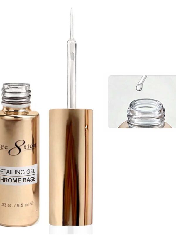 Cre8tion Gel - Detailing Gel Chrome Base - Clear