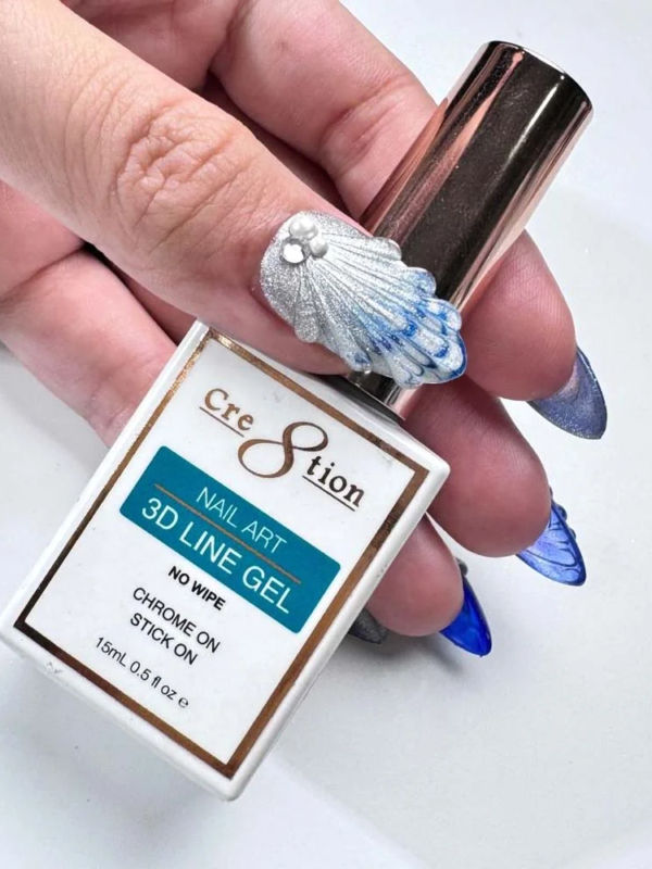 Cre8tion Gel Art - 3D Line Gel - Clear