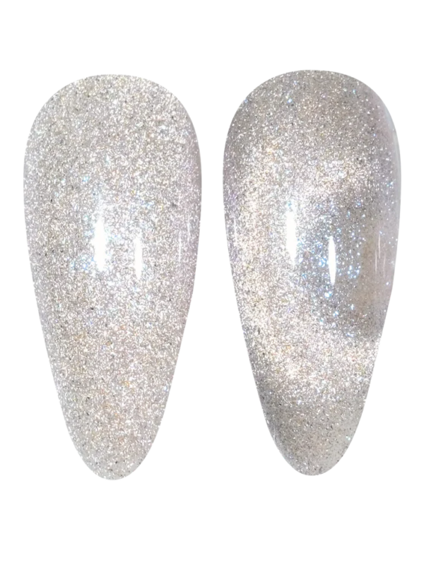 DND 9D Velvet Jungle Cat Eye #01 - Chrome Cat