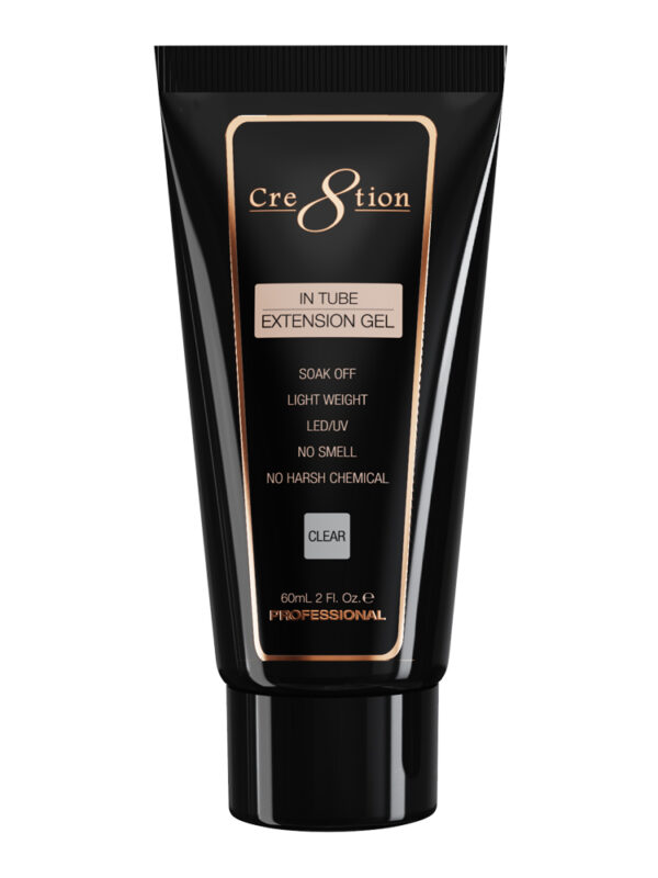 Cre8tion In Tube Extension Gel 2oz - CLEAR