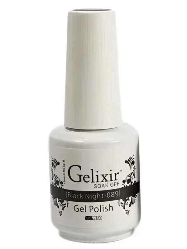 Gelixir Gel - Super Black 0.5oz